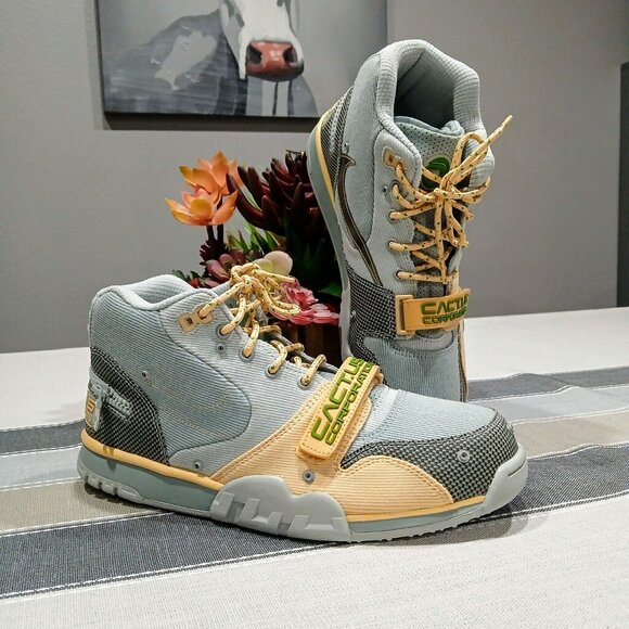 Nike Other - Nike Air Trainer 1 SP Cactus Jack X Travis Scott Grey Haze Sz 10 Men